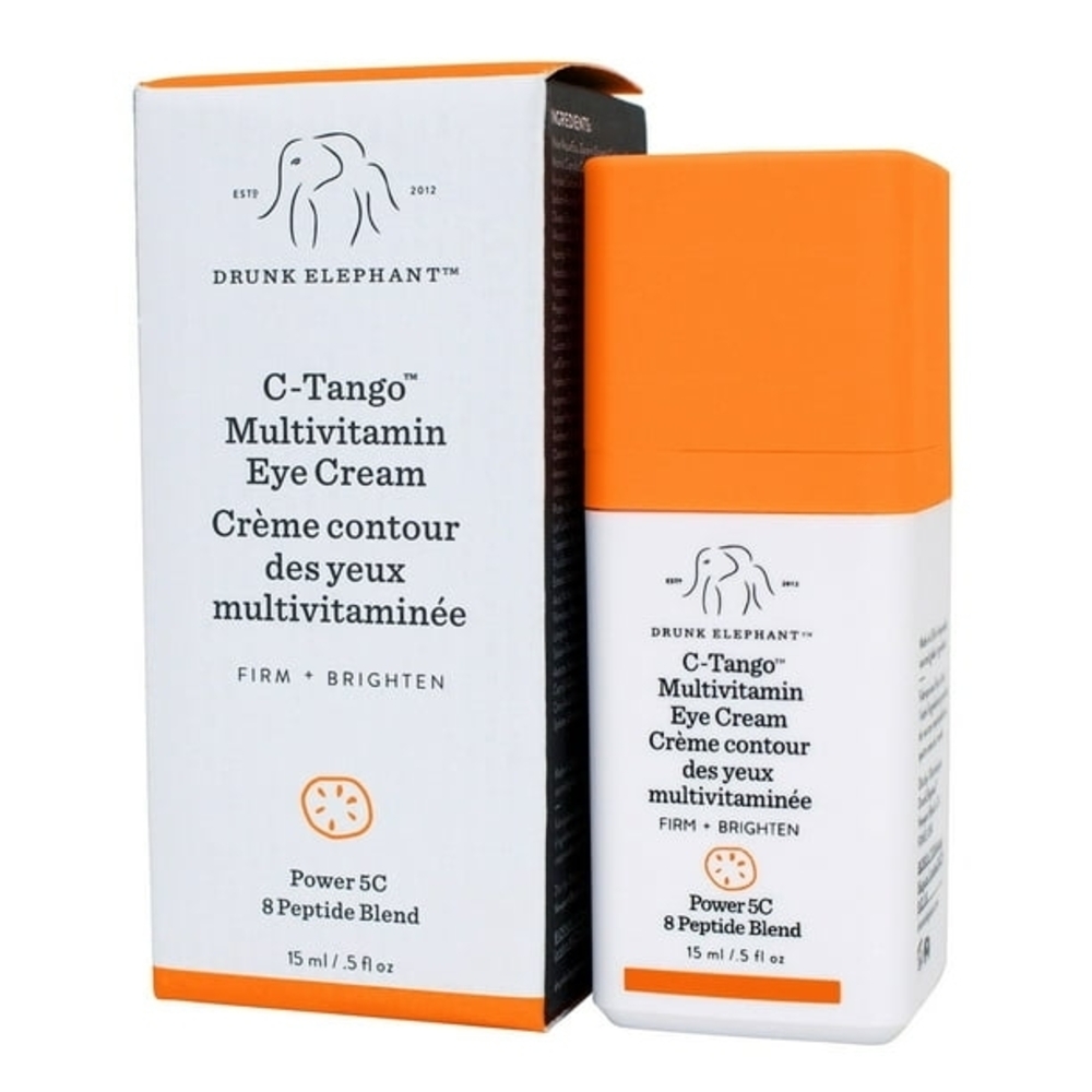 Drunk Elephant C-Tango Multivitamin Eye Cream Power 5c 6 Peptide Blend 15ml/.5oz